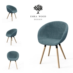 Krzesło KR-502 Ruby Kolory Tkanina Tessero 13 Design Italia 2025-2030